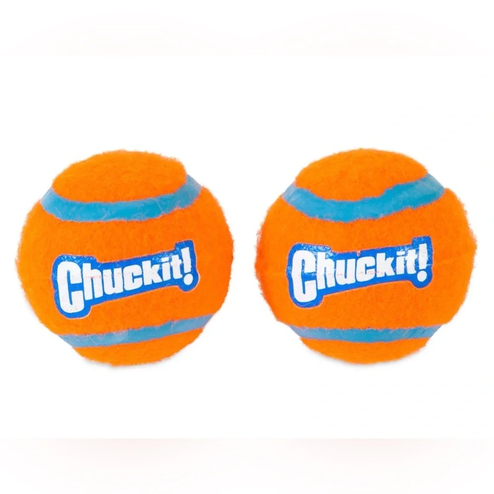 🐕ChuckIt! 4PK Orange Tennis Ball Toys for Dogs